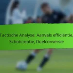 Tactische Analyse: Spelerpositionering, Bewegingspatronen, Tactische discipline