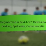 Tactische Analyse: Spelerssynergie, Teamwerkdynamiek, Communicatiepatronen